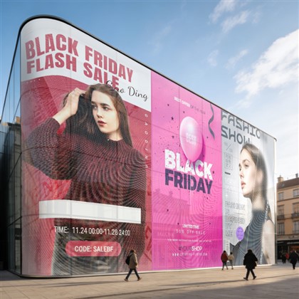 Průhledná LED obrazovka